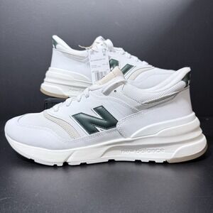 New Balance 997R White Nightwatch Green Mens Size 11 Womens 12.5 Shoes U997RGA-D